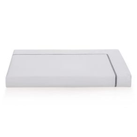 Duvet Queen Cetim 300 Fios Portello Branco/Ardósia