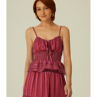 Blusa Alcinha Estampa Punta Cana