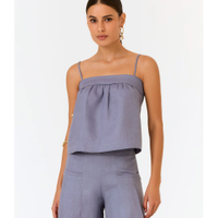 Blusa Alça Linho