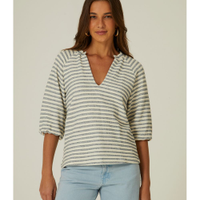 Blusa Bata Listra Balneário