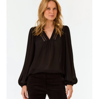 Blusa Manga Longa Ggt Trançado