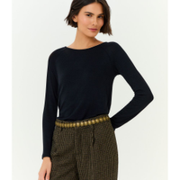 Blusa Manga Longa Gola