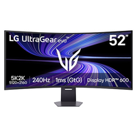Monitor LG UltraGear Evo - 52G930B-B 52", Tela Curva 1000R, 5K2K, 240Hz, 1 ms (GtG), VESA DisplayHDR 600, AMD FreeSync Premium - 52G930B-B