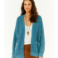 Cardigan Tricot Destroyed