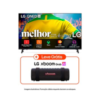 Smart TV 4K 75" LG QNED73 Portal de Games Processador AI α7 Ger8 4K Super Upscaling Google Cast Integrado Controle AI Magic WebOS 25 Modo Alerta de Esportes - 75QNED73ASA