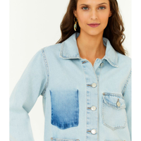 Jaqueta Jeans Bolso Reserva