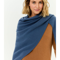 Lenço Tricot Cashmere - Navy / U