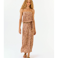 Saia Midi Estampa Hippie