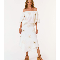 Saia Midi Laise Tachas