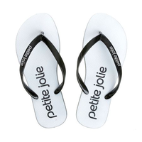 Chinelo Petite Jolie Fresh Preto/Sola Preto/Logo Pj PJ6969 38