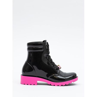 Bota Infantil Petite Jolie Iggy IN Preto/Sweet Pink PJ7211IN 25-6