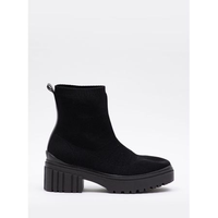 Bota Petite Jolie Knit Boot Preto PJ6191 33-4