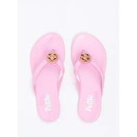 Chinelo Infantil Petite Lucky In Rosa Camelia PJ7333IN 28