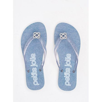 Chinelo Petite Jolie Fresh Translúcido/White/Denim PJ7364 36