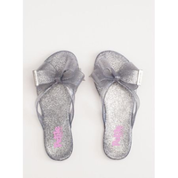 Chinelo Infantil Petite Jolie Lucky Glitter Prata PJ4533IN 25