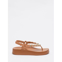 Sandália Petite Jolie Sunshine Doce De Leite PJ7181 39-0