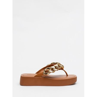 Chinelo Petite Jolie Hit Doce De Leite PJ6515 33-4