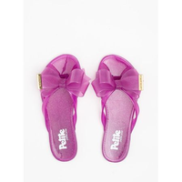 Chinelo Infantil Petite Jolie Lucky IN Glitter Uva PJ4533IN 30