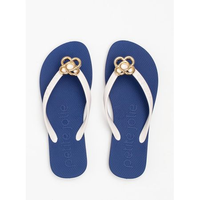 Chinelo Petite Jolie Fresh White/Sola Dark Blue PJ6979 33-4