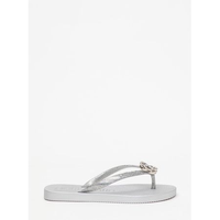 Chinelo Petite Jolie Fresh Full Glitter Prata/Ice PJ7704 33-4