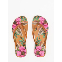 Chinelo Petite Jolie Fresh Doce De Leite/Floral 16 PJ6969 33-4