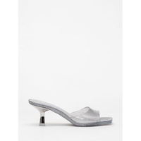Tamanco Petite Jolie Icon Full Glitter Prata PJ7368 33-4