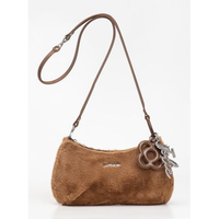 Bolsa Petite Jolie Icon Fur Bag Chocolate PJ11369
