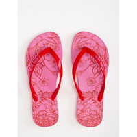 Chinelo Petite Jolie Fresh Tomate/Floral 23 PJ6969 33-4