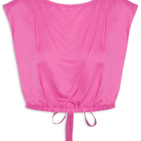 Blusa Cropped - Rosa