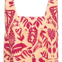 Blusa Cropped Estampa Maya - Laranja