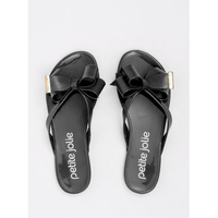 Chinelo Petite Jolie Lucky Preto/Branco PJ4533 34