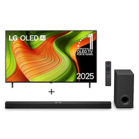 Combo Smart TV LG OLED AI B5 4K de 77 polegadas 2025 + Soundbar LG S90TY 5.1.3 Canais, 570W RMS, Dolby Atmos - OLED77B5.S90