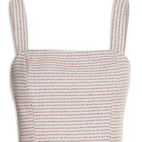 Top Maquinetado Color - Bege