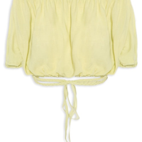 Blusa Ciganinha Amarração Orla - Verde