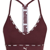 Top Low Impact Strong Strappy Bra - Vinho