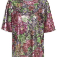 Camisetão Carnaval Paetê - Rosa