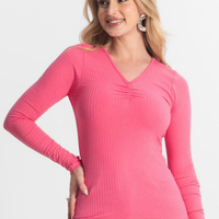 Blusa Feminina Canelada - Rosa