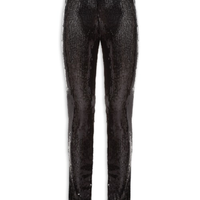 Calça Feminina Paetê - Preto