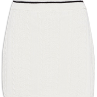 Saia Tricot Curta - Branco