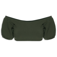 Blusa Feminina Cropped - Verde