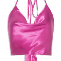 Top Degradê Cetim - Rosa