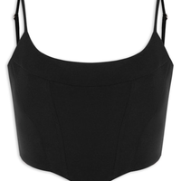 Top Feminino Liso - Preto