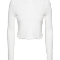 Blusa Feminina Manga Longa - Off White