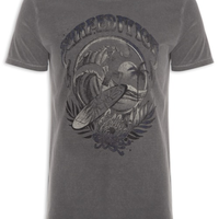 Camiseta Masculina Cotton Washed Surf Edition Classic Mc - Cinza