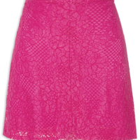 Saia Renda - Rosa