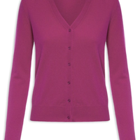 Cardigan Feminino Puro Cashmere - Rosa