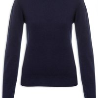 Suéter Feminino Puro Cashmere - Azul