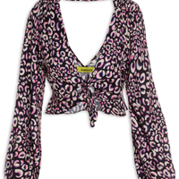 Blusa Feminina Estampada - Preto