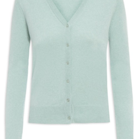 Cardigan Feminino Puro Cashmere - Azul
