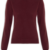 Suéter Feminino Puro Cashmere - Vermelho